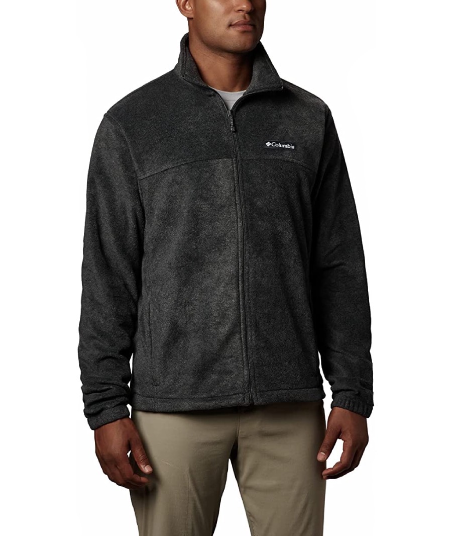 SOFT FABRIC: This Columbia Men's Steens Mountain Full Zip 2.0 Fleece Jacket is crafted of ultra-soft 100% polyester MTR filament fleece for the perfect amount of warmth