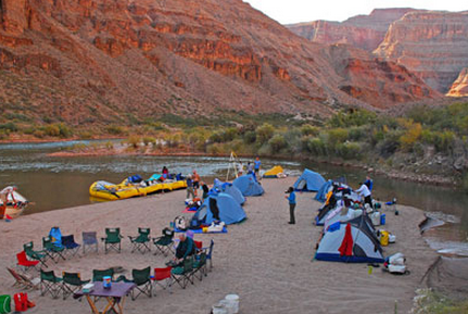 Camping At The Bottom Of Grand Canyon James Kaiser