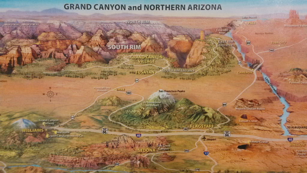 Grand Canyon Map