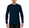 Vapor Apparel Men's UPF 50+ UV Sun Protection Performance Long Sleeve T-Shirt Large Navy