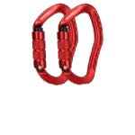 Twist Lock Carabiner: With the twistlock design,offers auto-locking security and single-hand operation.It means all you have to twist the sleeve and press the gate,it will open