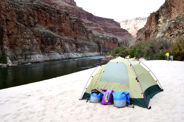 Rafting equipment provided for Grand Canyon adventure
