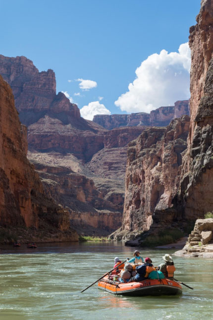 camping raft trip grand canyon
