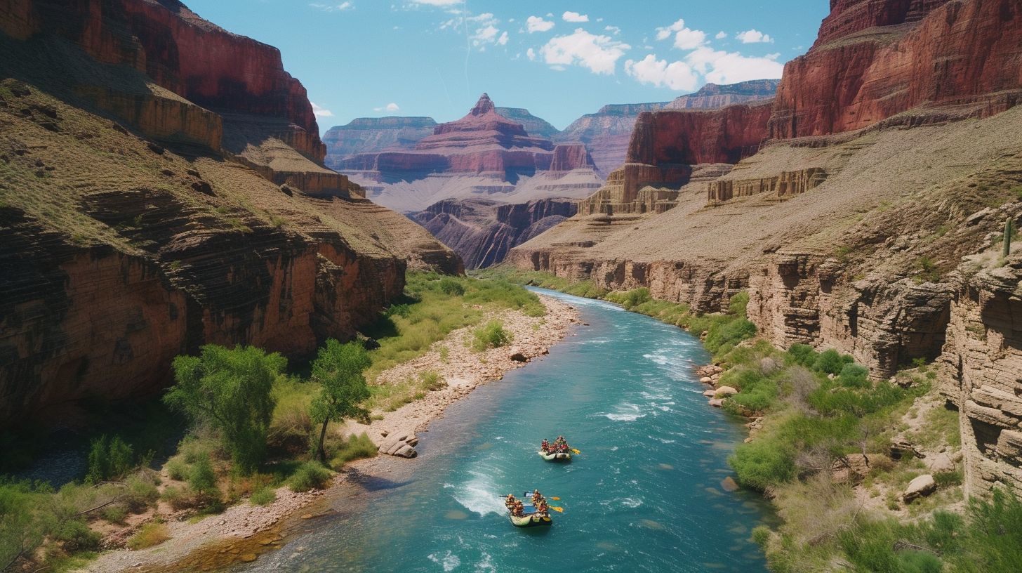 Contrasting North and South Rim Rafting Experiences