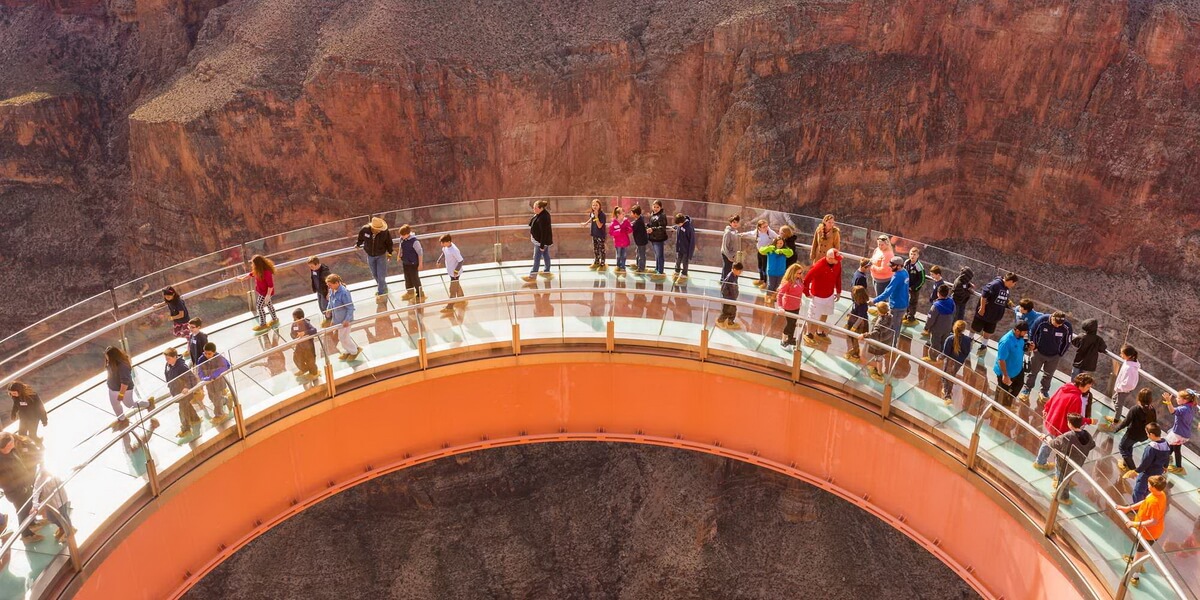 Grand Canyon West Rim: Skywalk, Helicopter & Boat Tours