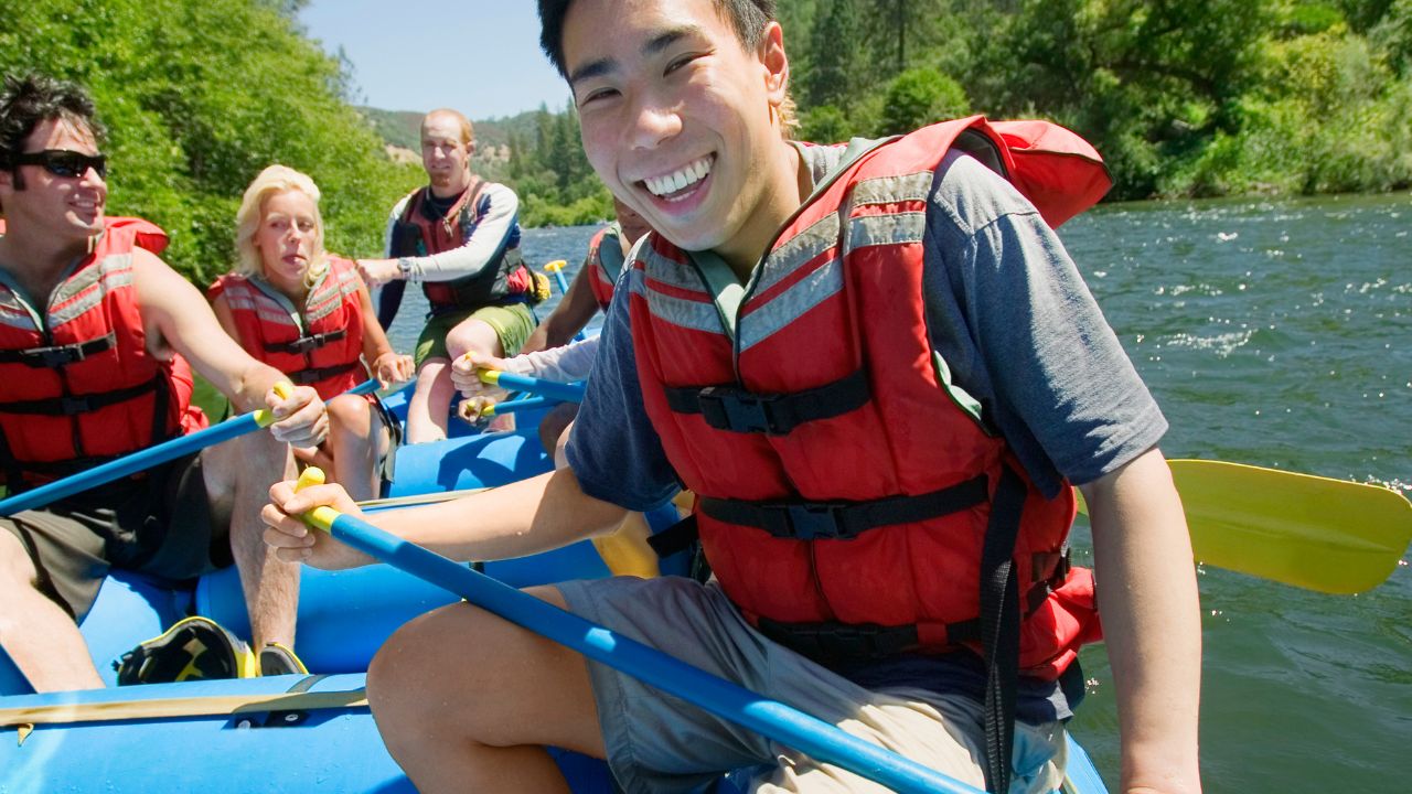 Whitewater rafting