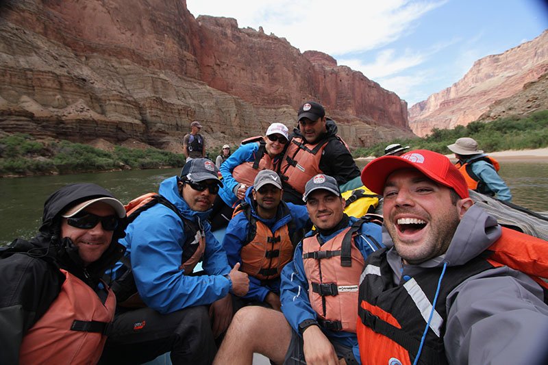 grand canyon river raft