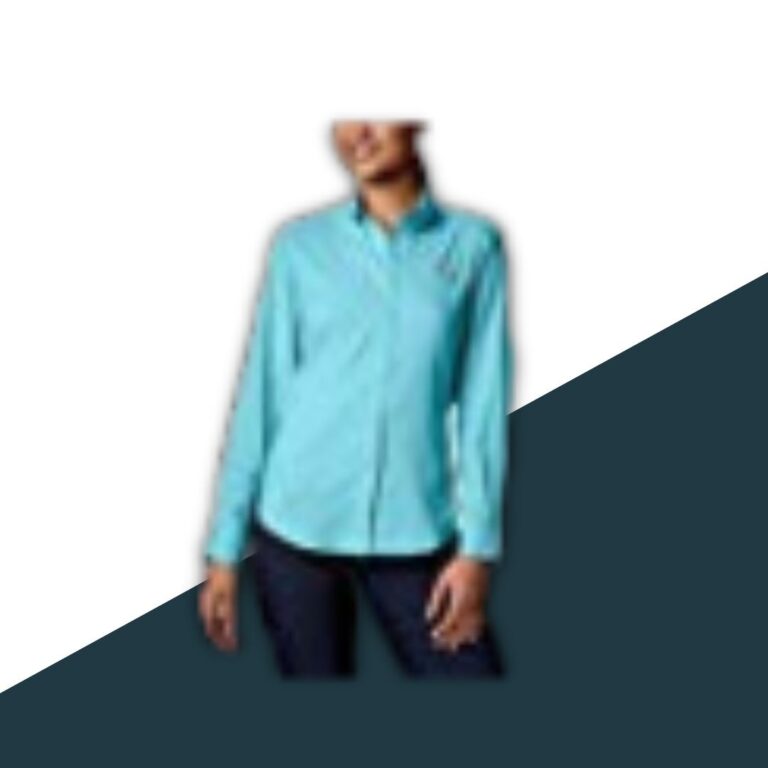 Columbia Women's Tamiami II Long Sleeve Shirt, Clear Blue, Medium