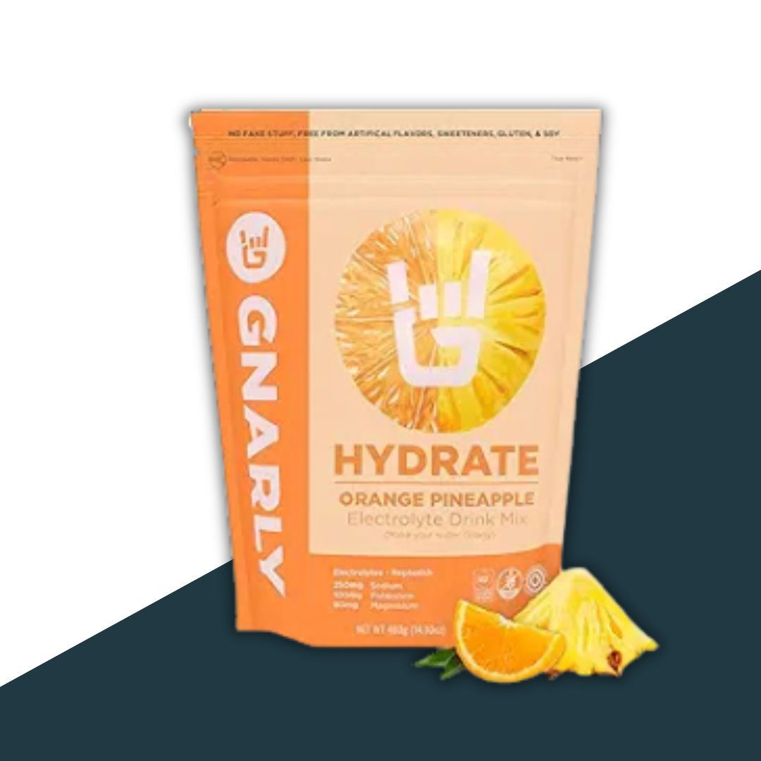 Gnarly Electrolyte Powder with Trace Minerals | All Natural Workout Supplement (Orange Pineapple)