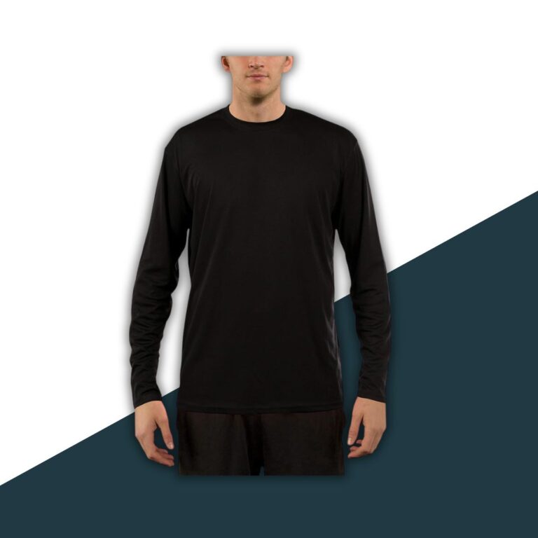 Vapor Apparel Men's UPF 50+ UV Sun Protection Performance Long Sleeve T-Shirt Large Navy