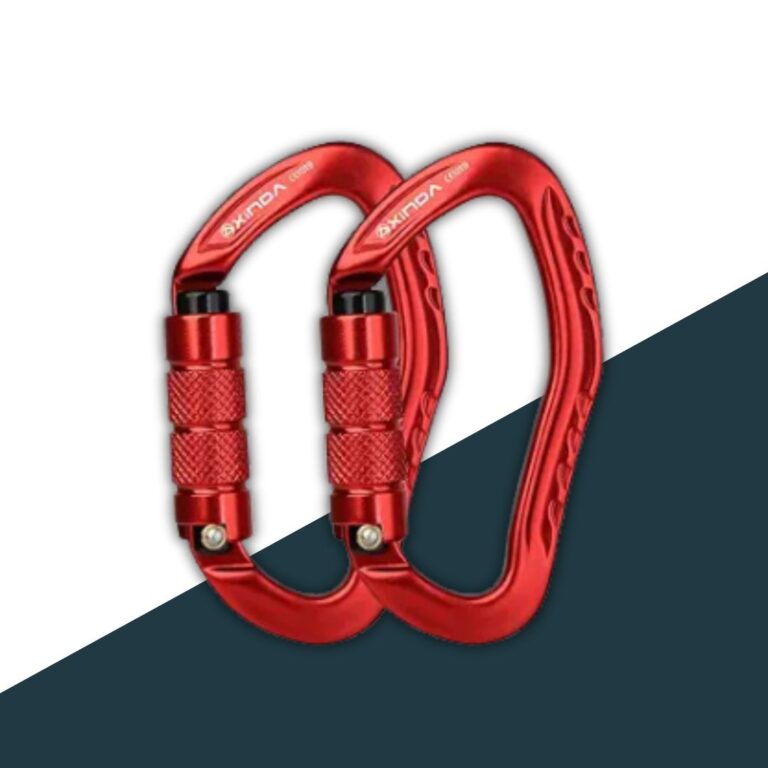 XINDA 22KN Auto Locking Carabiner Clip - Twist Lock Climbing Carabiner CE UIAA Certified, Heavy Duty Carabiners