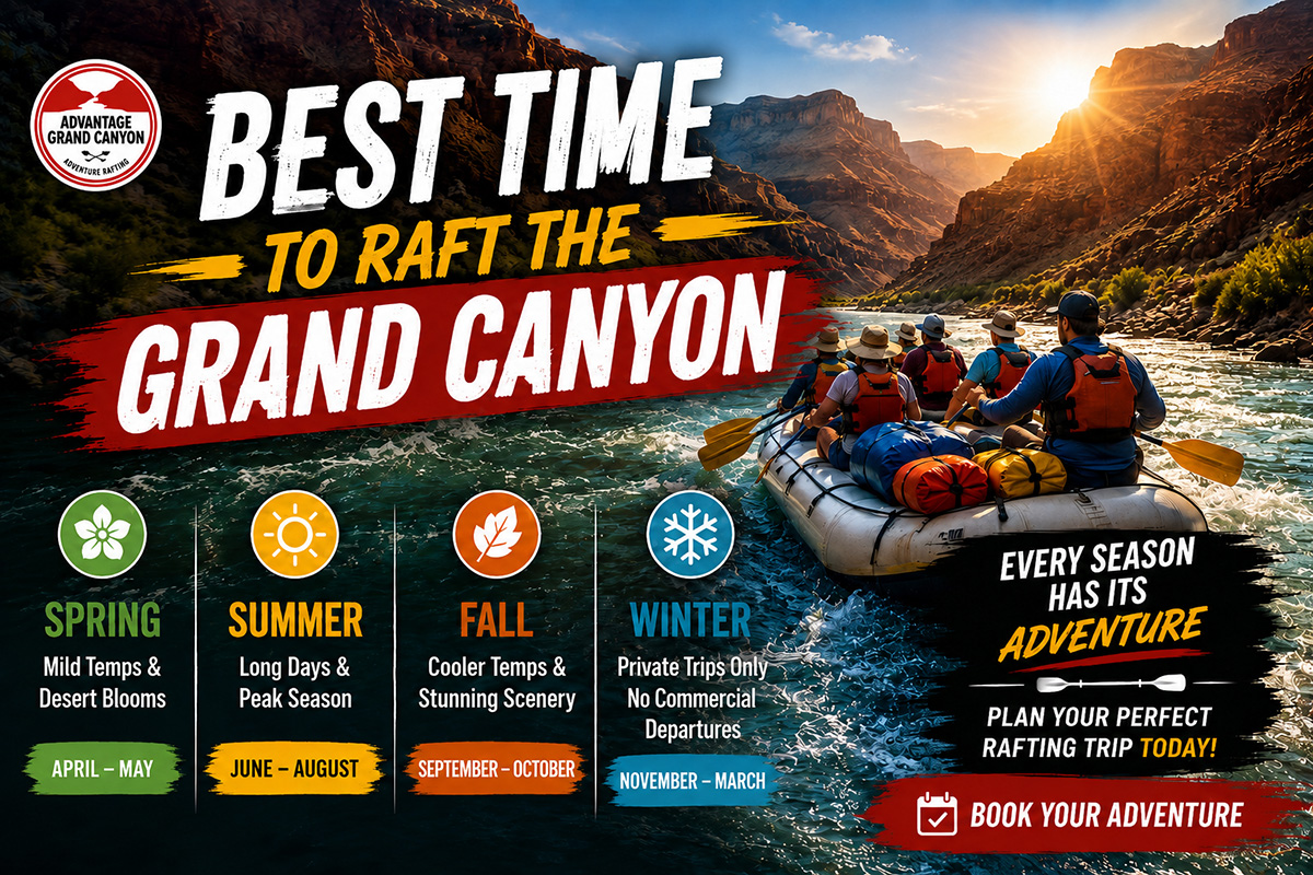Best Time To Raft The Grand Canyon