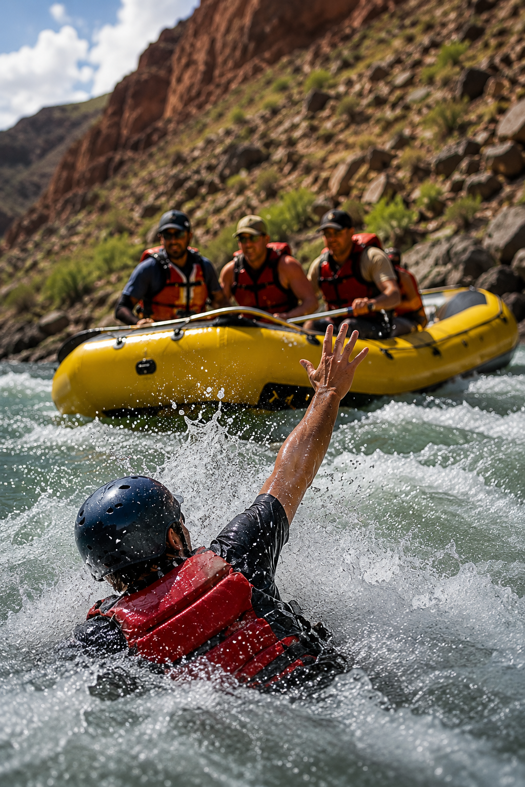 What to Do if You Fall Out While Rafting